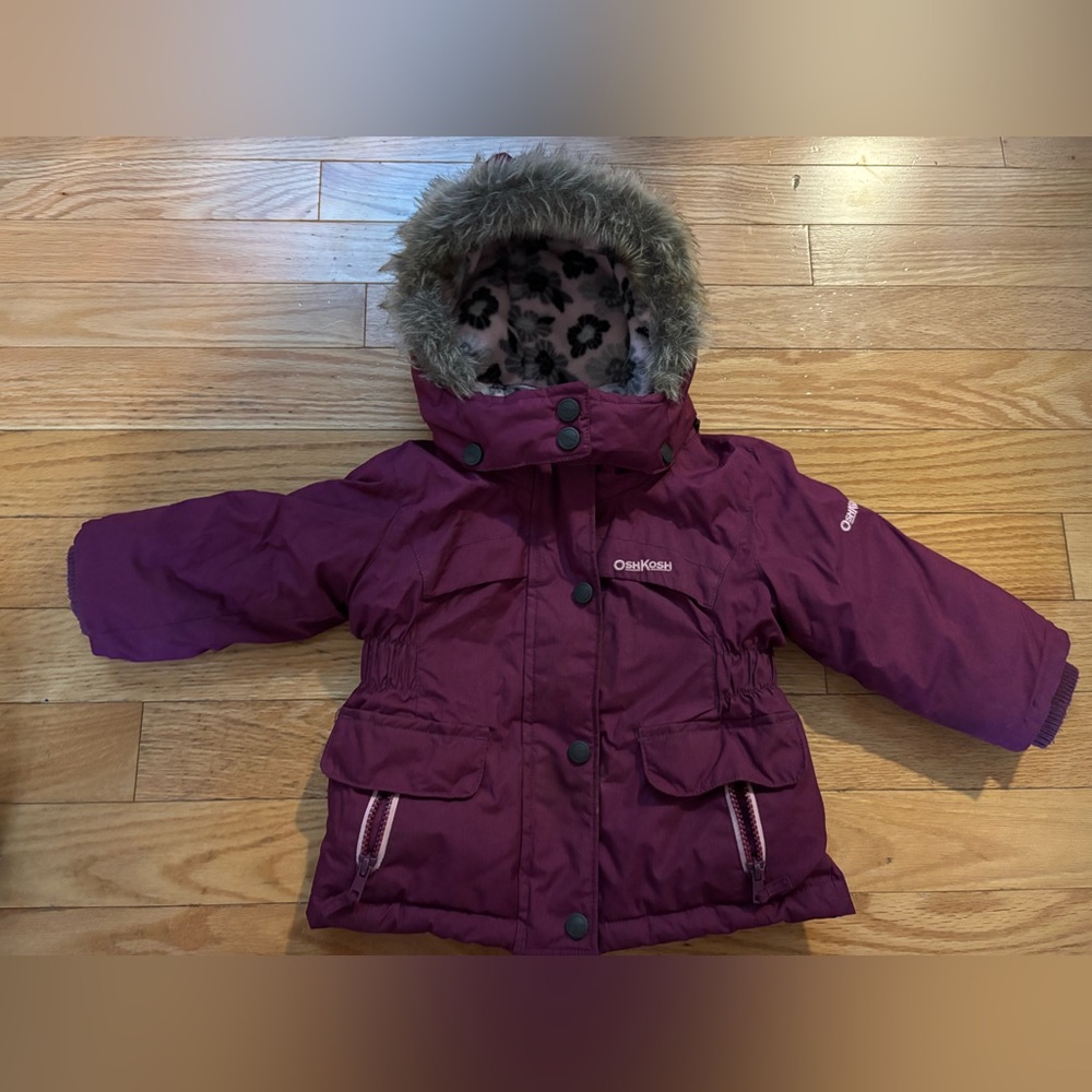 OshKosh B'gosh Purple Winter Jacket 18 Months
